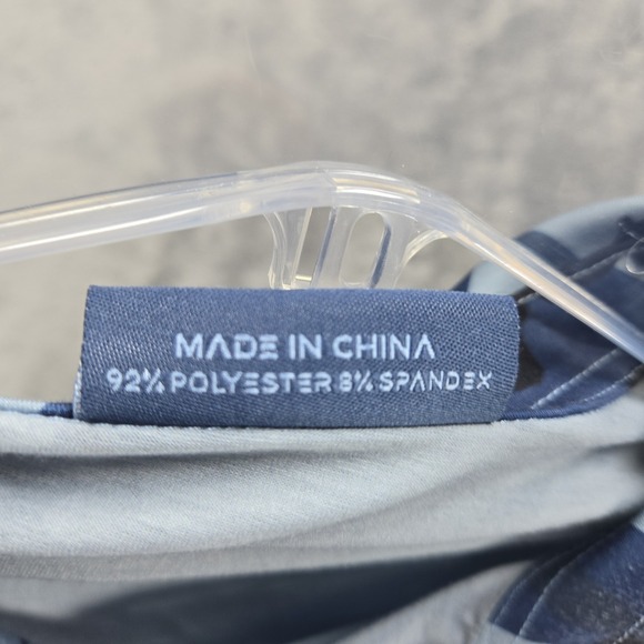 Warrior Camo Polo Shirt Men's SZ XL Blue Moisture Wicking Stretch Camouflage EUC - Picture 7 of 7